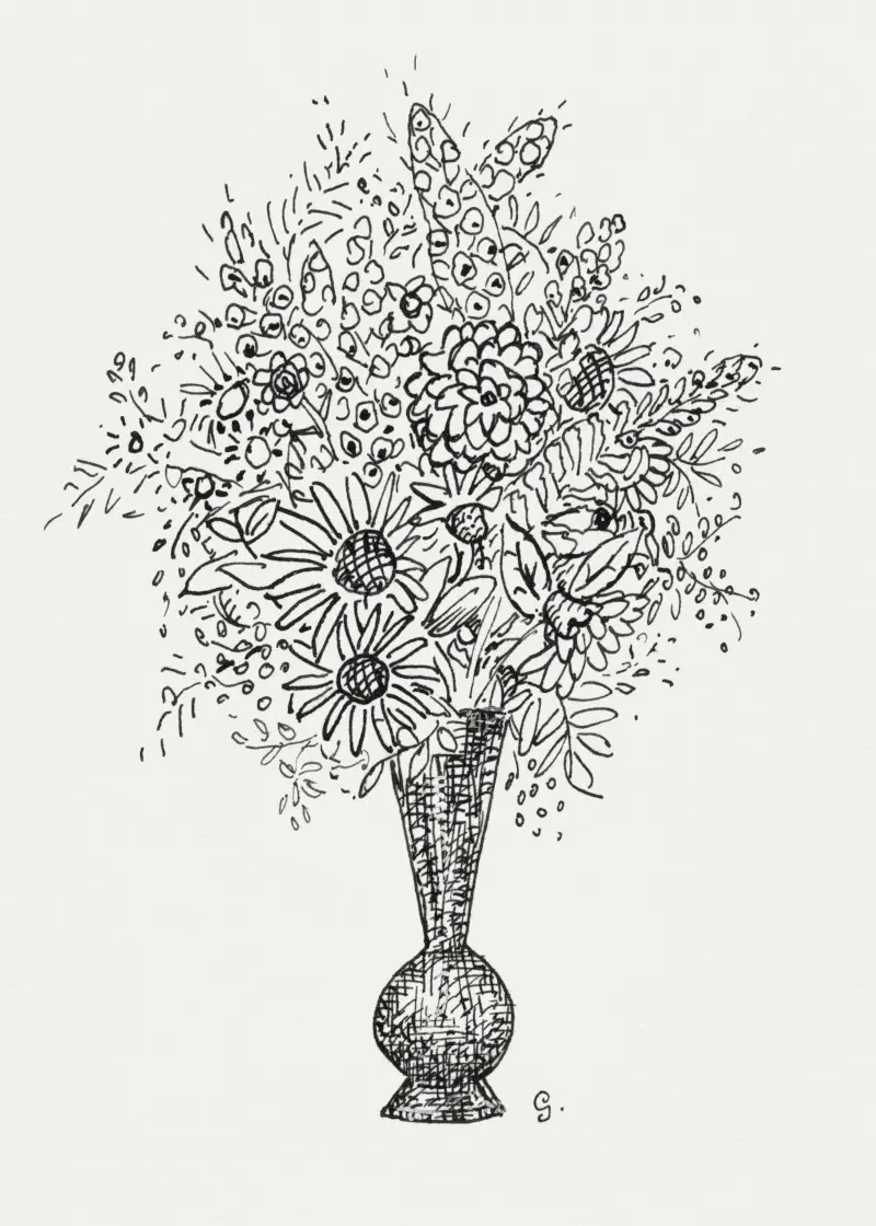 Flower Vase by Leo Gestel